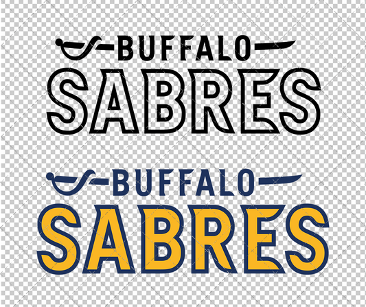 Buffalo Sabres Wordmark 2013, Svg, Dxf, Eps, Png - SvgShopArt