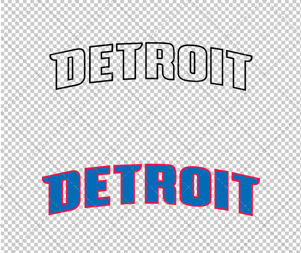 Detroit Pistons Jersey 2017, Svg, Dxf, Eps, Png - SvgShopArt