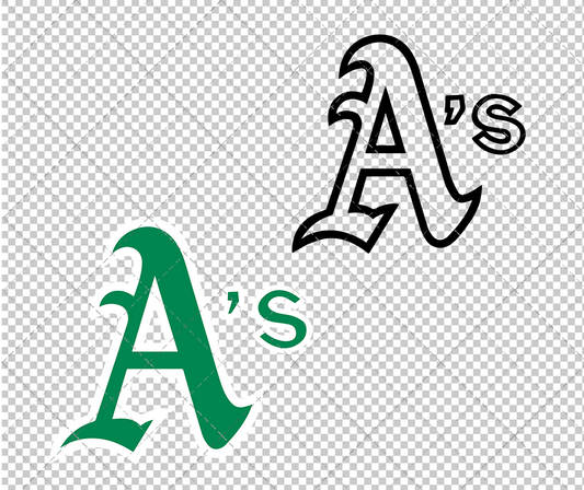 Oakland Athletics Jersey 1973, Svg, Dxf, Eps, Png - SvgShopArt