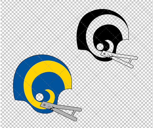 Los Angeles Rams 1983, Svg, Dxf, Eps, Png - SvgShopArt