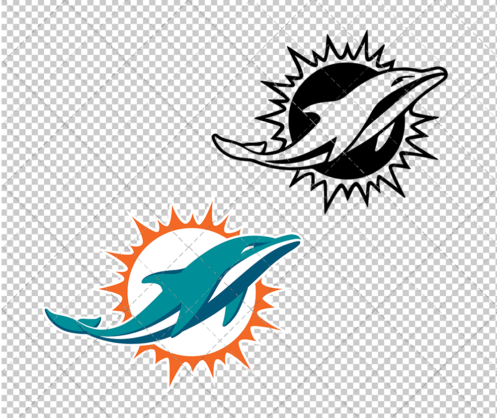 Miami Dolphins 2018, Svg, Dxf, Eps, Png - SvgShopArt