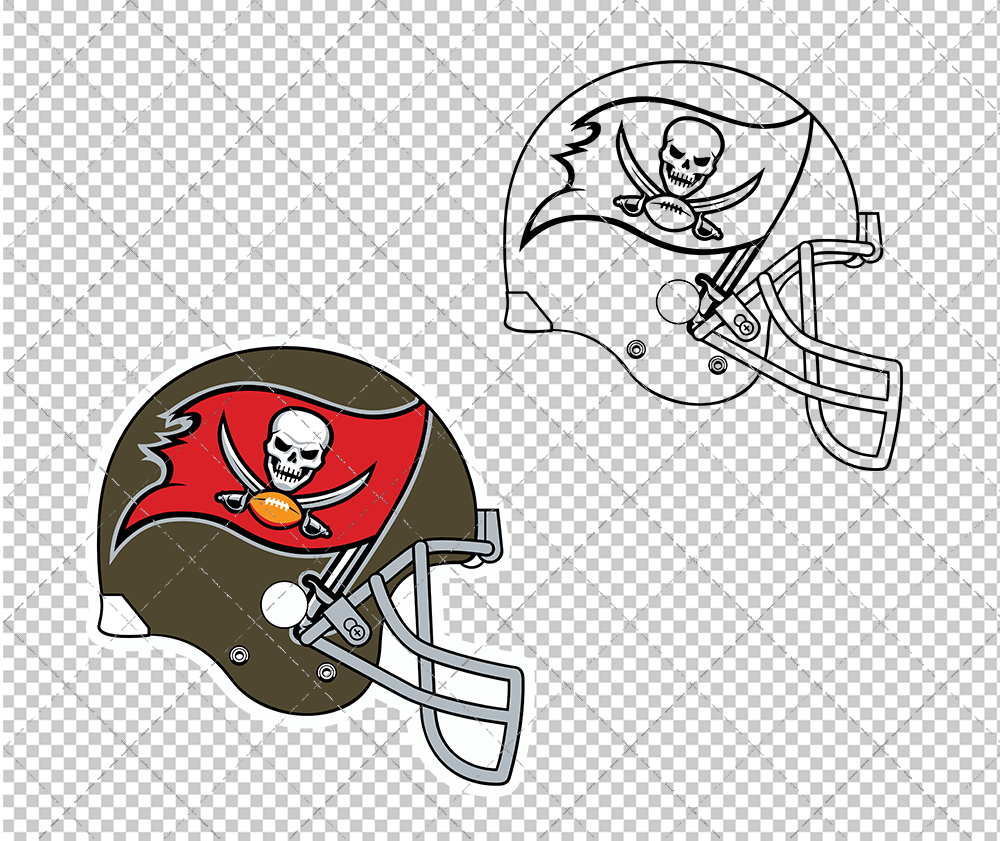 Tampa Bay Buccaneers Helmet 2014, Svg, Dxf, Eps, Png - SvgShopArt