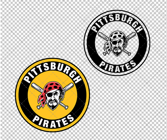 Pittsburgh Pirates Circle 1997, Svg, Dxf, Eps, Png - SvgShopArt