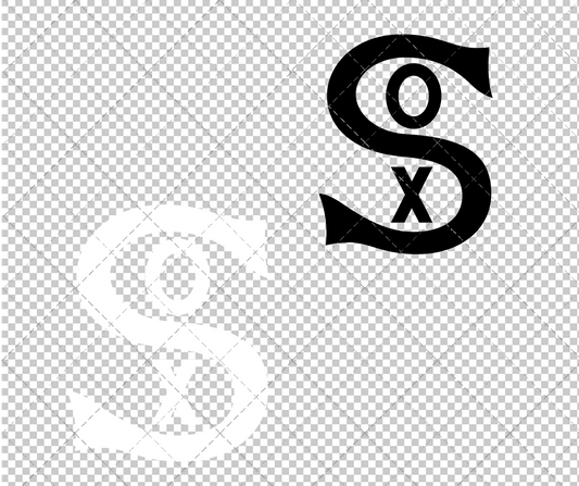 Chicago White Sox Secondary 1917, Svg, Dxf, Eps, Png - SvgShopArt