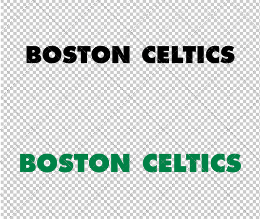 Boston Celtics Wordmark 1998 003, Svg, Dxf, Eps, Png - SvgShopArt