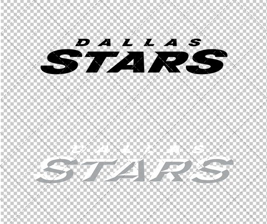 Dallas Stars Wordmark 2013 002, Svg, Dxf, Eps, Png - SvgShopArt