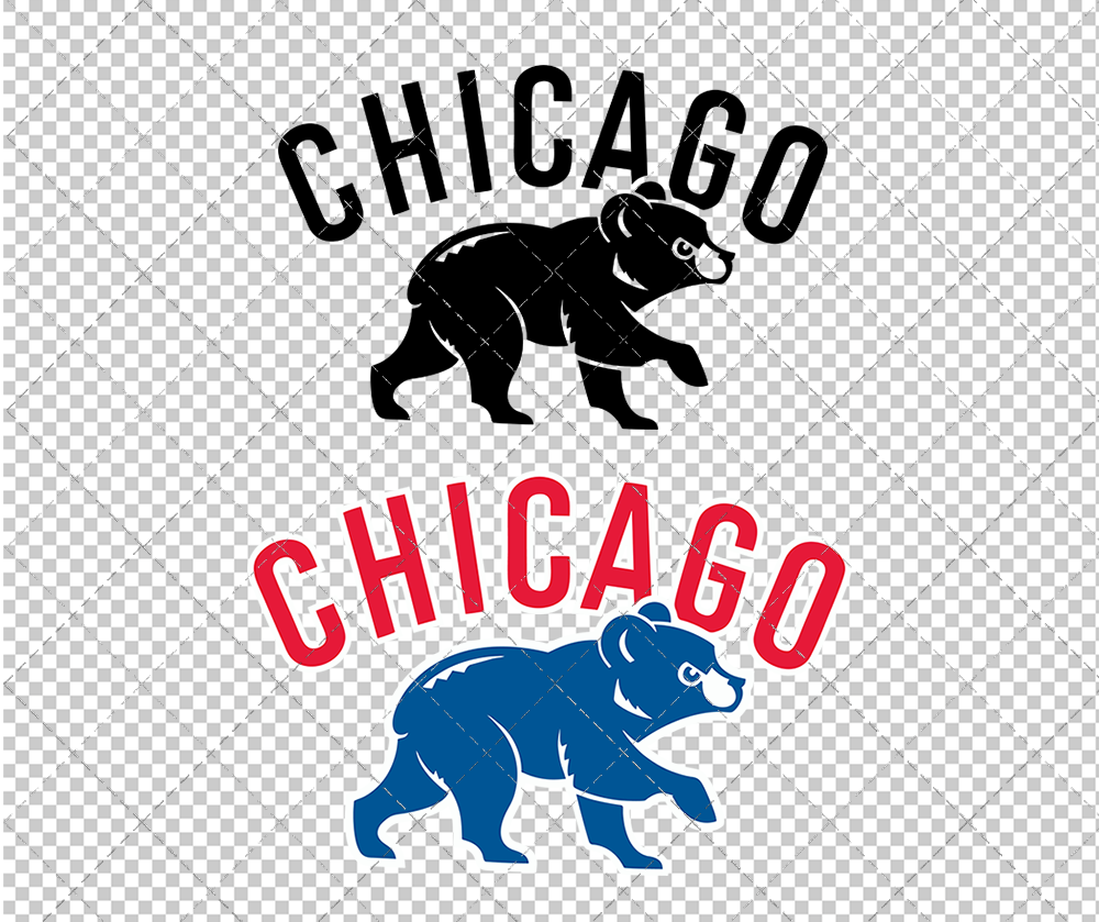 Chicago Cubs Concept 1997 003, Svg, Dxf, Eps, Png - SvgShopArt