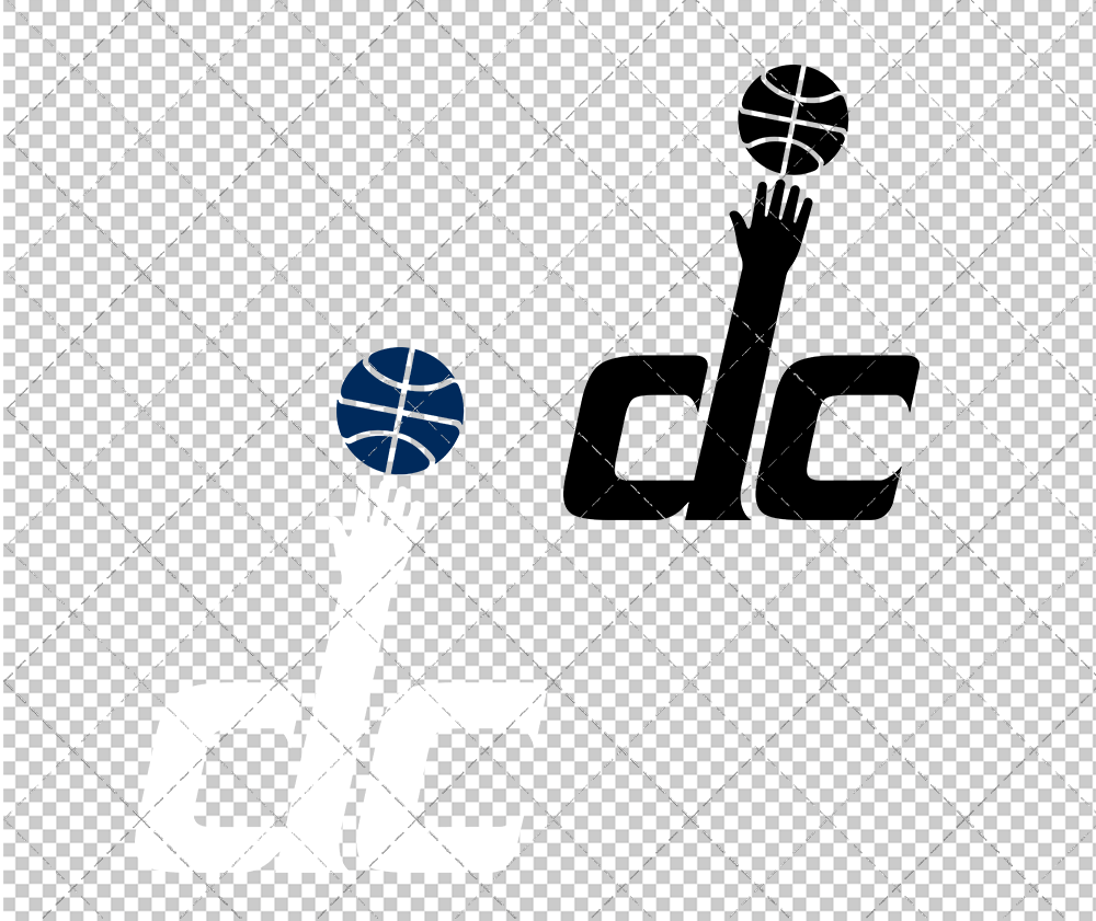 Washington Wizards Alternate 2011 004, Svg, Dxf, Eps, Png - SvgShopArt