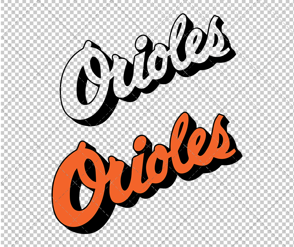 Baltimore Orioles Wordmark 1988, Svg, Dxf, Eps, Png - SvgShopArt