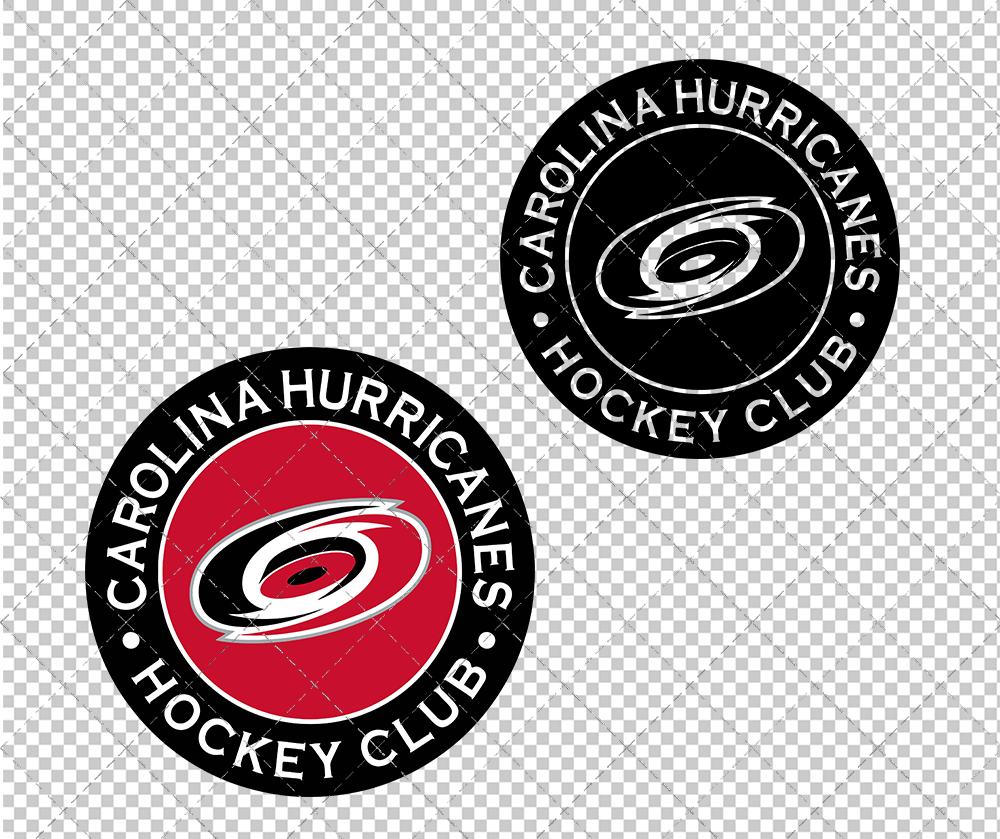 Carolina Hurricanes Circle 1997 005, Svg, Dxf, Eps, Png - SvgShopArt