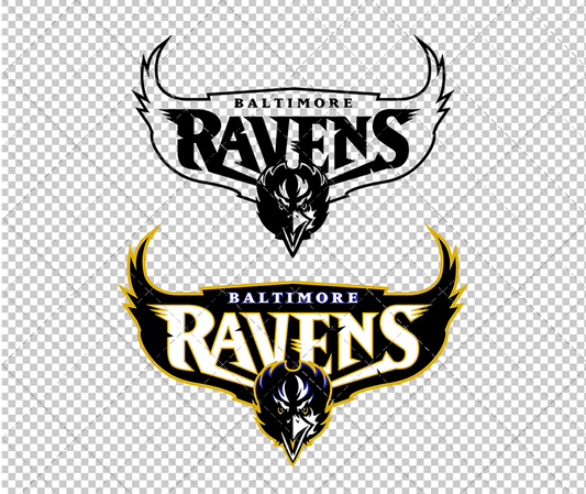 Baltimore Ravens Wordmark 1996 003, Svg, Dxf, Eps, Png - SvgShopArt