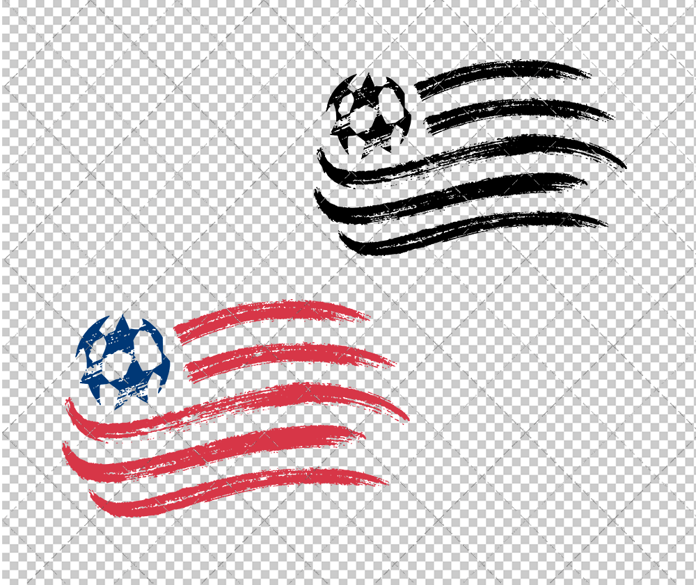 New England Revolution 2009, Svg, Dxf, Eps, Png - SvgShopArt