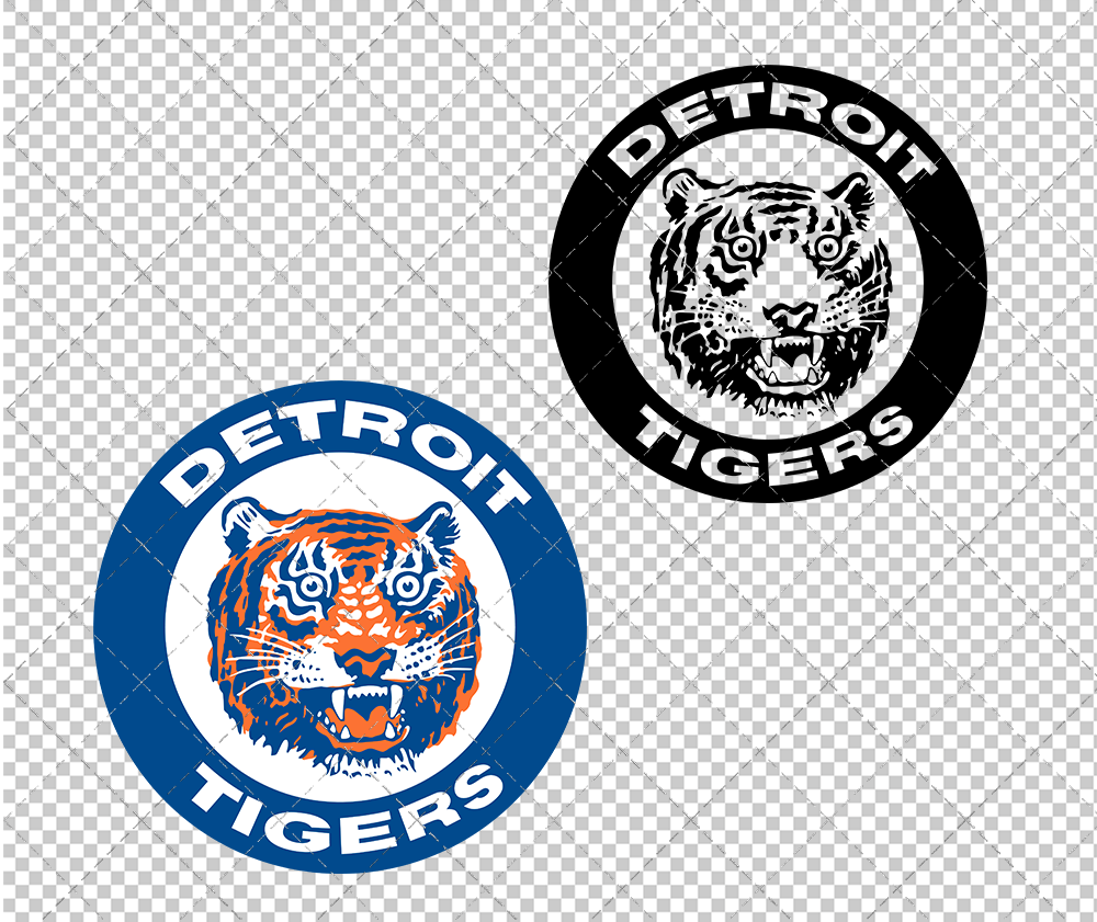 Detroit Tigers 1964, Svg, Dxf, Eps, Png - SvgShopArt