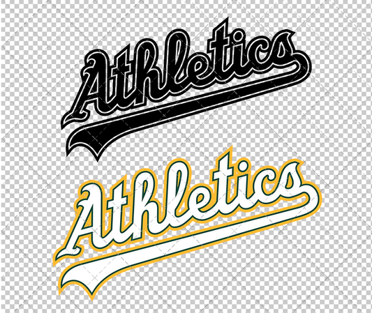 Oakland Athletics Jersey 2008, Svg, Dxf, Eps, Png - SvgShopArt