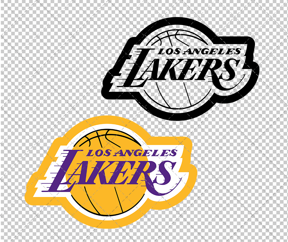 Los Angeles Lakers Concept 2001 002, Svg, Dxf, Eps, Png - SvgShopArt