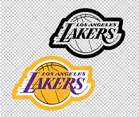 Los Angeles Lakers Concept 2001 002, Svg, Dxf, Eps, Png - SvgShopArt