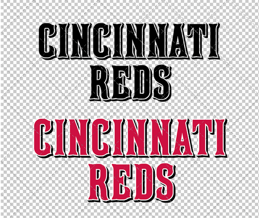 Cincinnati Reds Wordmark 2013, Svg, Dxf, Eps, Png - SvgShopArt