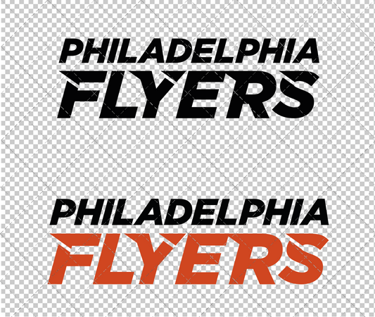 Philadelphia Flyers Wordmark 2023, Svg, Dxf, Eps, Png - SvgShopArt