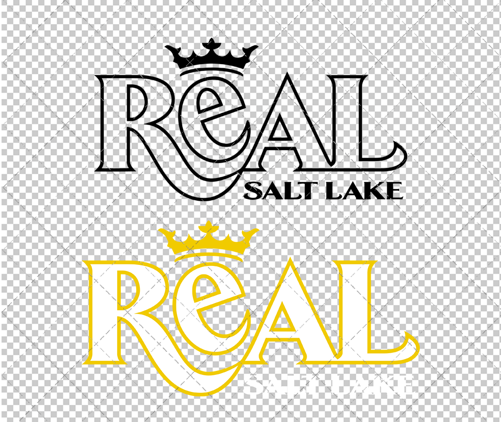 Real Salt Lake Wordmark 2005 002, Svg, Dxf, Eps, Png - SvgShopArt