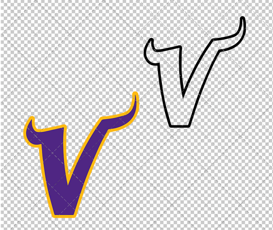 Minnesota Vikings Alternate 1998, Svg, Dxf, Eps, Png - SvgShopArt