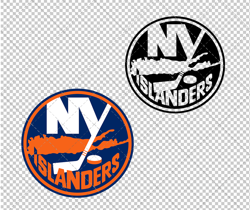 New York Islanders 1997, Svg, Dxf, Eps, Png - SvgShopArt