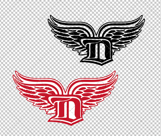 Detroit Red Wings Concept 2008, Svg, Dxf, Eps, Png - SvgShopArt