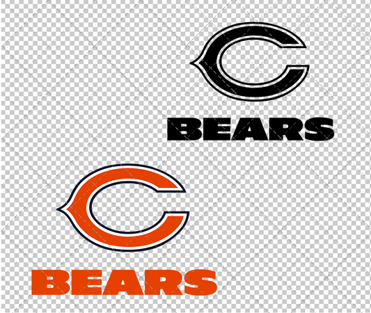 Chicago Bears Alternate 2012 003, Svg, Dxf, Eps, Png - SvgShopArt