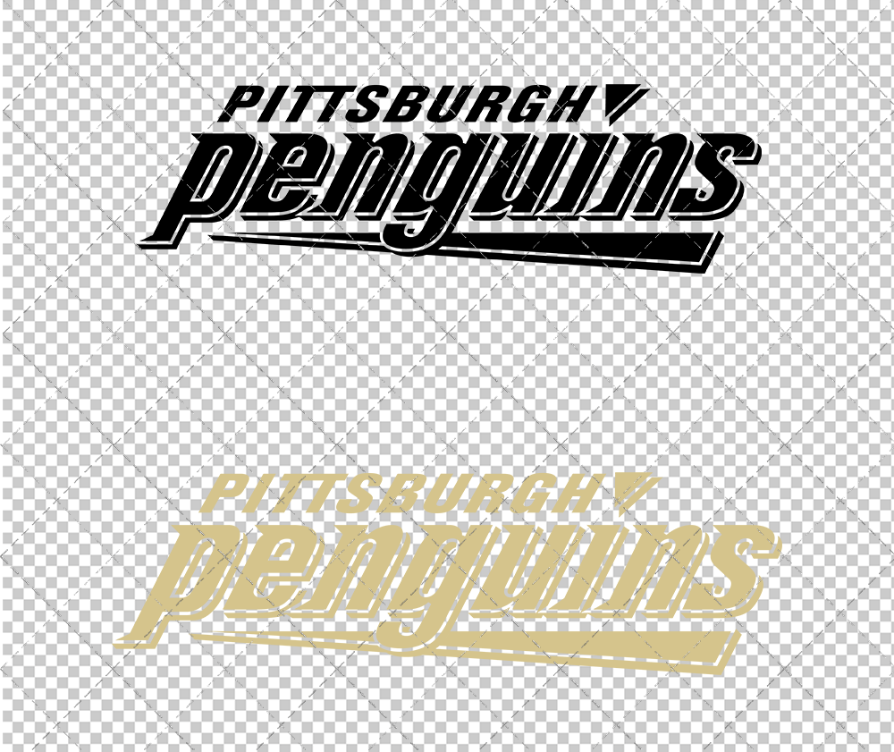 Pittsburgh Penguins Wordmark 2002 005, Svg, Dxf, Eps, Png - SvgShopArt