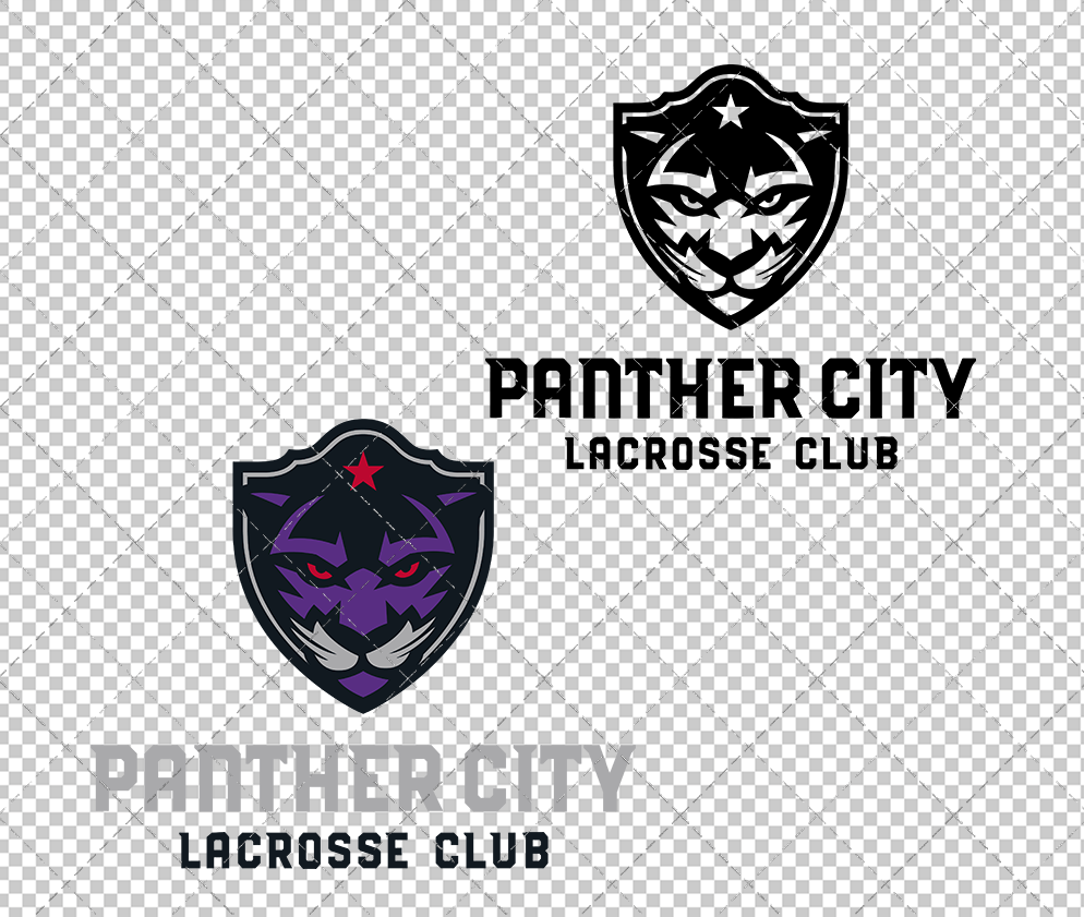 Panther City Lacrosse Club Secondary 2021, Svg, Dxf, Eps, Png - SvgShopArt