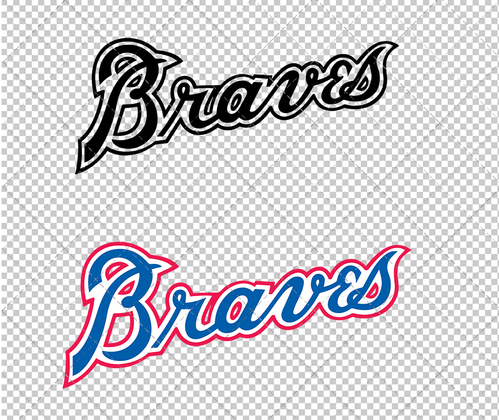 Atlanta Braves Jersey 1974, Svg, Dxf, Eps, Png - SvgShopArt