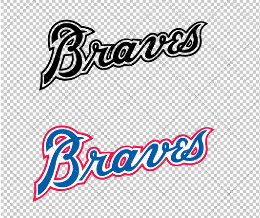 Atlanta Braves Jersey 1974, Svg, Dxf, Eps, Png - SvgShopArt