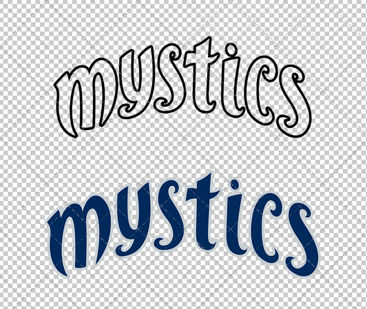 Washington Mystics Wordmark 2011 002, Svg, Dxf, Eps, Png - SvgShopArt