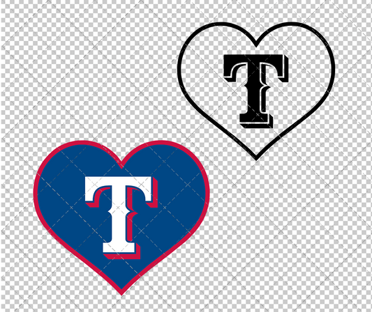 Texas Rangers Concept 2003, Svg, Dxf, Eps, Png - SvgShopArt