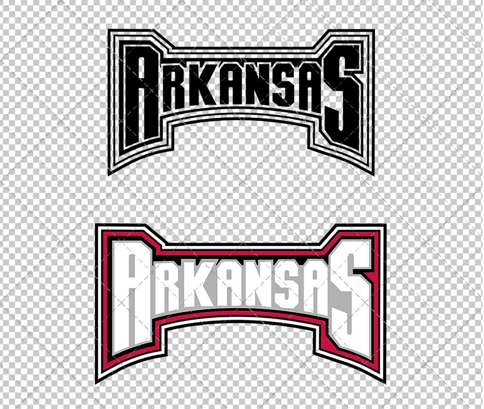 Arkansas Razorbacks Wordmark 2001 004, Svg, Dxf, Eps, Png - SvgShopArt