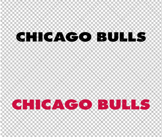 Chicago Bulls Wordmark 1994, Svg, Dxf, Eps, Png - SvgShopArt