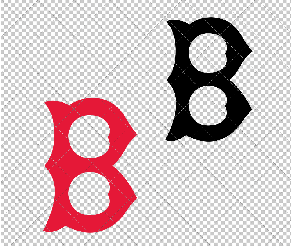 Boston Red Sox Cap 1936, Svg, Dxf, Eps, Png - SvgShopArt