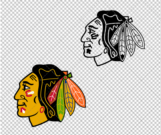 Chicago Blackhawks 1987, Svg, Dxf, Eps, Png - SvgShopArt