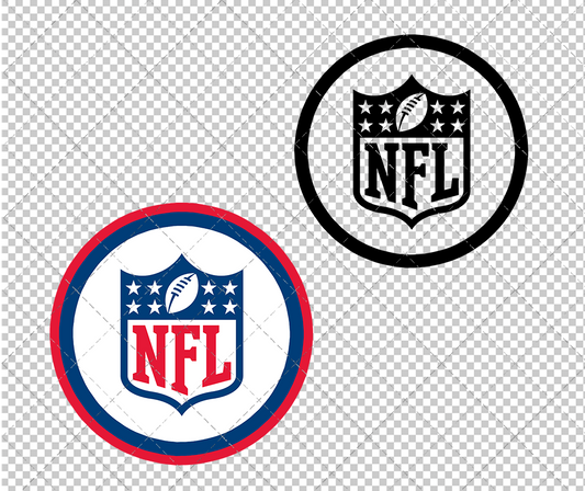 NFL Logo Circle 2008, Svg, Dxf, Eps, Png - SvgShopArt
