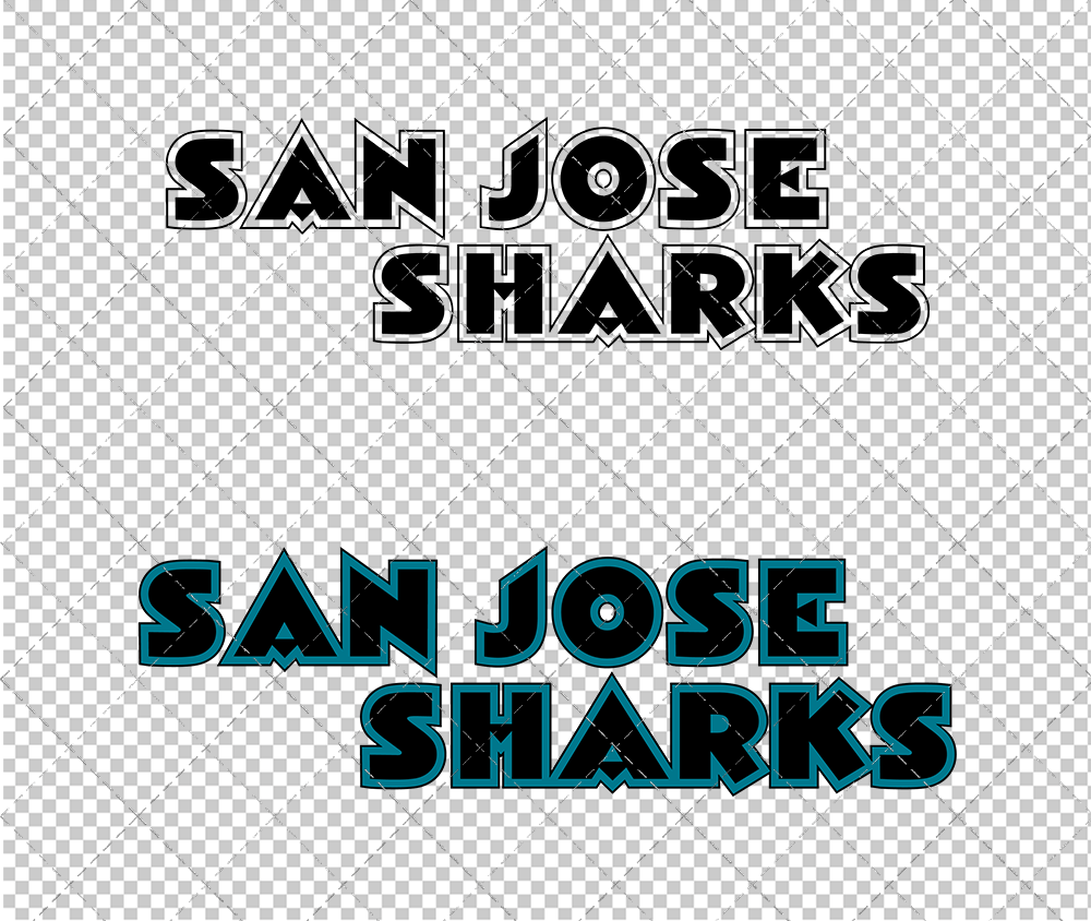 San Jose Sharks Wordmark 1991, Svg, Dxf, Eps, Png - SvgShopArt