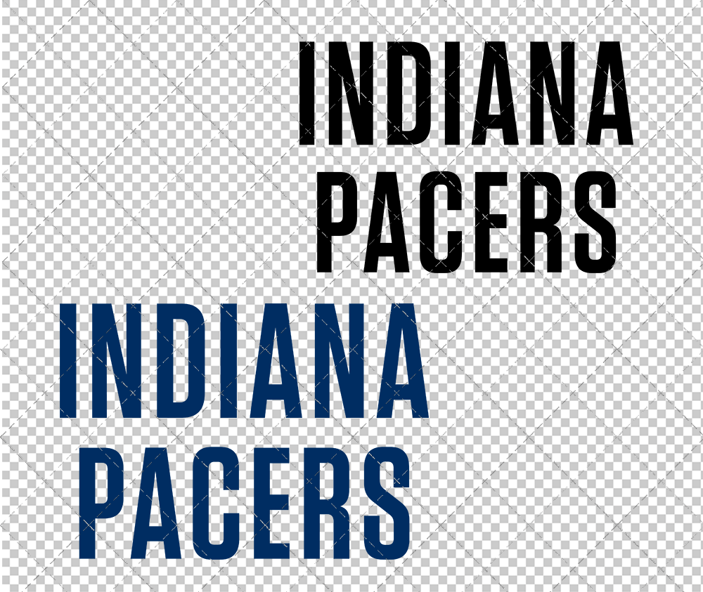 Indiana Pacers Wordmark 2017 004, Svg, Dxf, Eps, Png - SvgShopArt