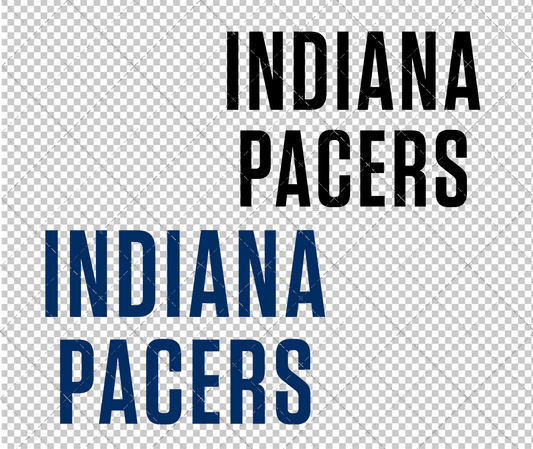 Indiana Pacers Wordmark 2017 004, Svg, Dxf, Eps, Png - SvgShopArt