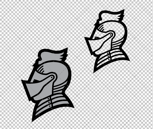 Bellarmine Knights Alternate 2010, Svg, Dxf, Eps, Png - SvgShopArt