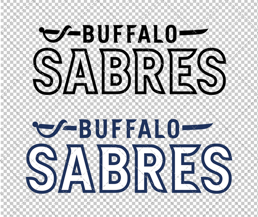 Buffalo Sabres Wordmark 2013 003, Svg, Dxf, Eps, Png - SvgShopArt