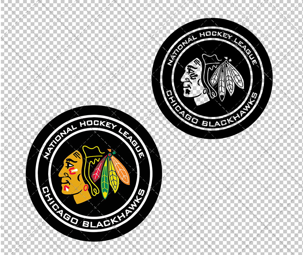 Chicago Blackhawks Circle 1999 003, Svg, Dxf, Eps, Png - SvgShopArt