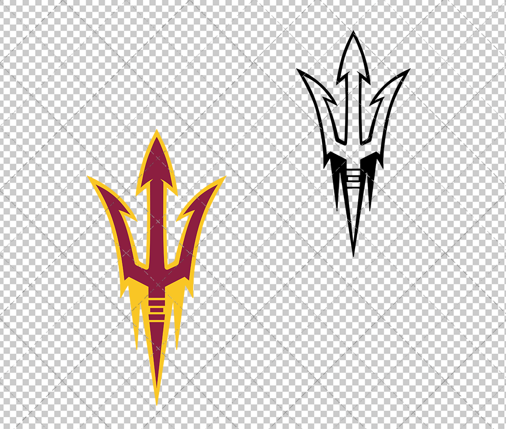 Arizona State Sun Devils Secondary 2011, Svg, Dxf, Eps, Png - SvgShopArt