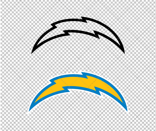 Los Angeles Chargers 2020, Svg, Dxf, Eps, Png - SvgShopArt