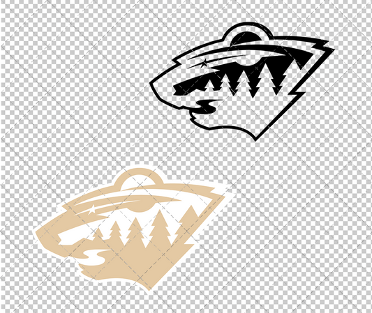 Minnesota Wild Concept 2013 004, Svg, Dxf, Eps, Png - SvgShopArt