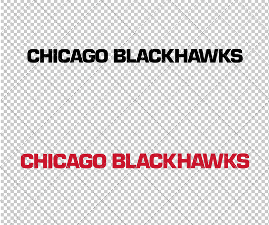 Chicago Blackhawks Wordmark 1985 002, Svg, Dxf, Eps, Png - SvgShopArt