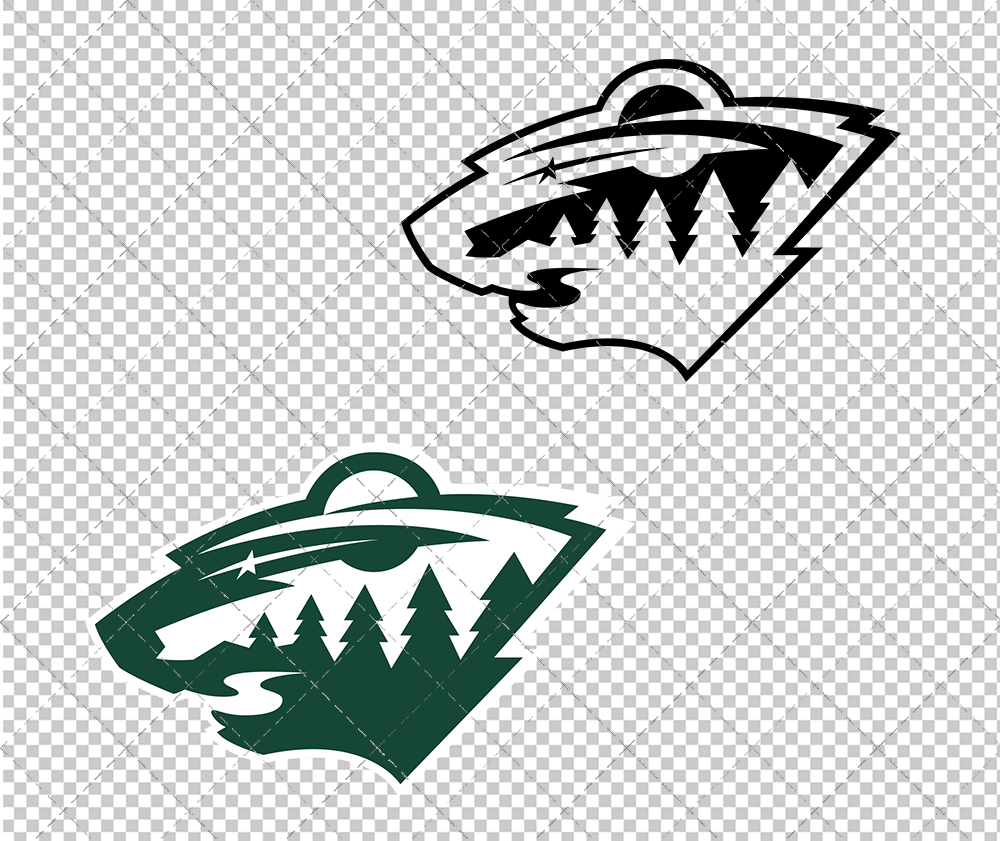 Minnesota Wild Concept 2013 002, Svg, Dxf, Eps, Png - SvgShopArt