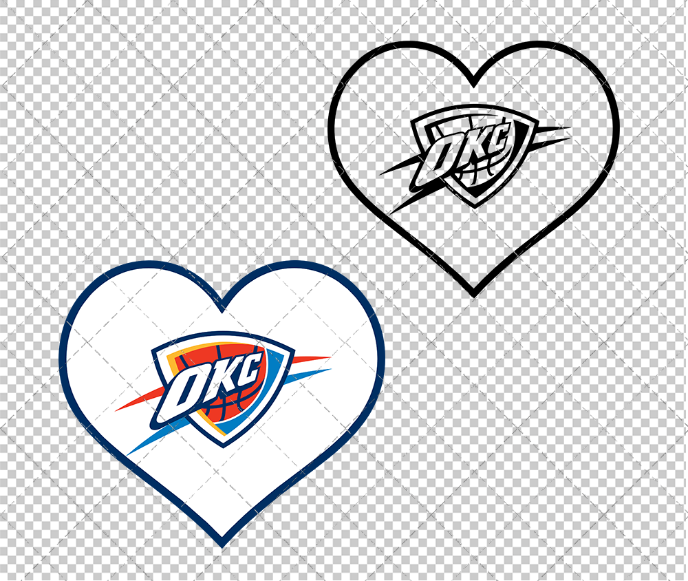 Oklahoma City Thunder Concept 2008, Svg, Dxf, Eps, Png - SvgShopArt